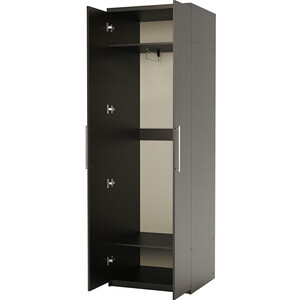 Шкаф для одежды Шарм-Дизайн Комфорт МШ-21 90х45 с зеркалами, венге