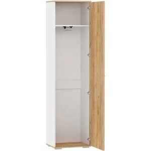 Шкаф для одежды Сильва Санти НМ 013.40 белый фасадный/дуб крафт золотой