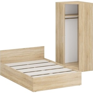 Комплект мебели СВК Стандарт кровать 140х200, шкаф угловой 81,2х81,2х200, дуб сонома (1024340)