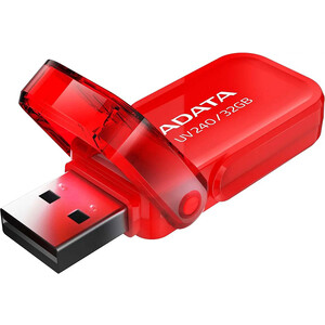 Флеш Диск A-DATA 32Gb UV240 AUV240-32G-RRD USB2.0 красный