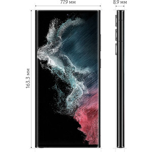 Смартфон Samsung SM-S908B Galaxy S22 Ultra 8/128Gb черный фантом 4G 6.8"