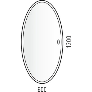 Зеркало Corozo Ориго 120х60 с подсветкой, сенсор (SD-00001277)