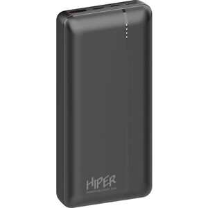 Мобильный аккумулятор Hiper MX Pro 20000 20000mAh 3A QC PD 1xUSB черный (MX PRO 20000 BLACK)