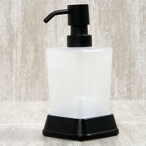 Дозатор для жидкого мыла Wasserkraft Amper черный (K-5499BLACK)