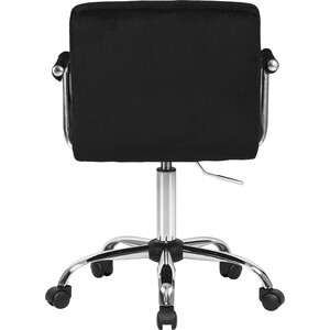 Офисное кресло для персонала Dobrin TERRY LM-9400 черный велюр (MJ9-101)