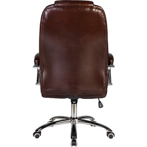 Офисное кресло для руководителей Dobrin MILLARD LMR-116B коричневый