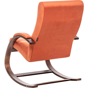 Кресло-качалка Leset Милано орех текстура, ткань V39