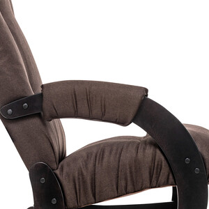 Кресло-качалка Leset Модель 68 (Футура) венге текстура, ткань Malmo 28
