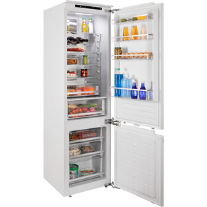 Встраиваемый холодильник Hiberg RFCB-455F NFW inverter
