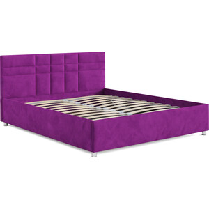 Кровать Mebel Ars Нью-Йорк 140 см (фиолет)