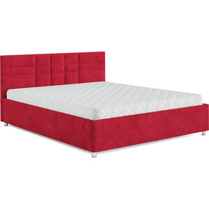 Кровать Mebel Ars Нью-Йорк 160 см (кордрой красный)