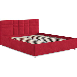 Кровать Mebel Ars Нью-Йорк 160 см (кордрой красный)