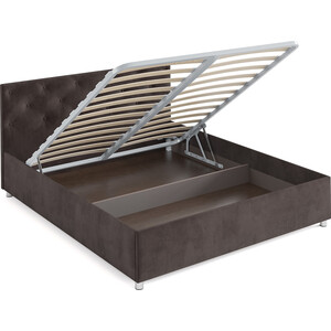Кровать Mebel Ars Классик 160 см (кордрой коричневый)