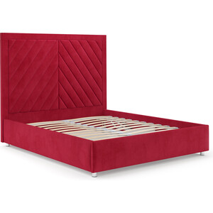 Кровать Mebel Ars Мишель 160 см (Кордрой красный)
