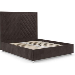 Кровать Mebel Ars Мишель 140 см (Кордрой коричневый)