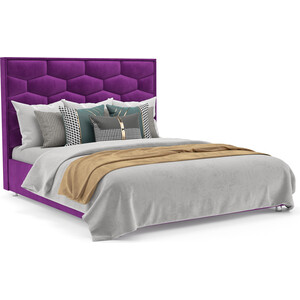 Кровать Mebel Ars Рица 160 см (фиолет)