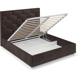 Кровать Mebel Ars Рица 160 см (Кордрой коричневый)