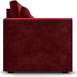 Выкатной диван Mebel Ars Санта (бархат красный star velvet 3 dark red)