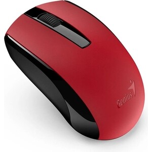 Мышь Genius ECO-8100 красная (Red), 2.4GHz, BlueEye 800-1600 dpi, аккумулятор NiMH new package
