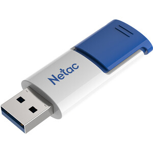 Флеш-накопитель NeTac U182 Blue USB3.0 Flash Drive 64GB,retractable