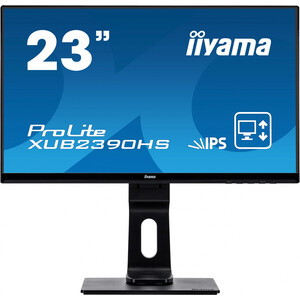 Монитор Iiyama 23" ProLite XUB2390HS-B1 черный AH-IPS LED 5ms 16:9 DVI HDMI M/M матовая HAS Piv 1000:1 250cd 178гр/178гр 1920x1080 XUB2390HS-B1