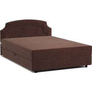 Кровать односпальная с подъемным механизмом Шарм-Дизайн Шарм 90 велюр Дрим шоколад.