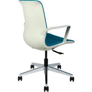 Офисное кресло NORDEN Некст 8002C-2KSB blue морская волна ткань / светло серый пластик