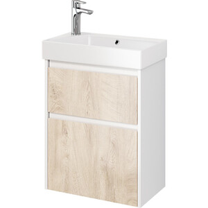 Мебель для ванной Dreja Slim 55х33 белый глянец/дуб кантри
