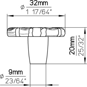 Ручка мебельная Siro 1059-30ZN10