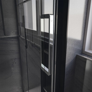 Душевая дверь Veconi Premium Trento PTD-40CH 120х200 прозрачная, хром (PTD40-CH-120-01-C4)
