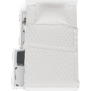 Кровать с ящиками СВК Мори 120, цвет белый (1026894)