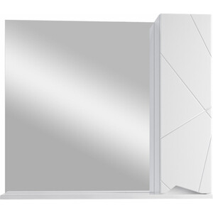 Зеркало-шкаф Sanstar Каскад 70х70 белый (274.1-2.4.1.)