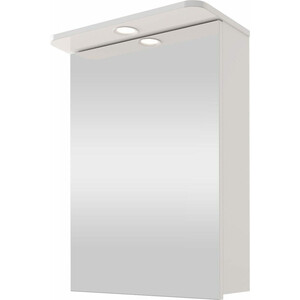 Зеркальный шкаф Sanstar 50х70 с подсветкой, белый (42.1-2.4.1.)