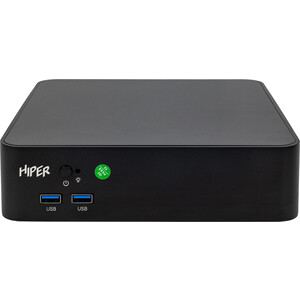 Неттоп Hiper AS8 black (Core i5 11400/16Gb/512Gb SSD/noDVD/VGA int/W10Pro) (I5114R16N5WPB)
