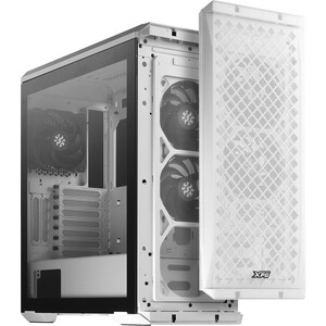 Корпус XPG MidiTower DEFENDER WHITE (ATX, белый, TG, 3x120mm fan) (DEFENDER-WHCWW)