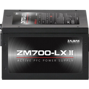 Блок питания Zalman 700W ZM700-LXII (ATX, 20+4 pin, 120mm fan, 4xSATA) (ZM700-LXII)