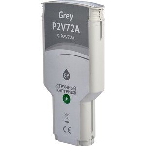 Картридж Sakura P2V72A (№730 Grey) для HP, серый, 300 мл.