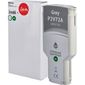 Картридж Sakura P2V72A (№730 Grey) для HP, серый, 300 мл.
