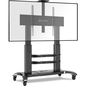 Кронштейн-подставка для телевизора Onkron TS2811 черный 60"-100" макс.147.8кг напольный мобильный