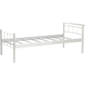 Кровать одинарная ОЛМЕКО 42.25-01 Токио (металл белый) (ML876880450)