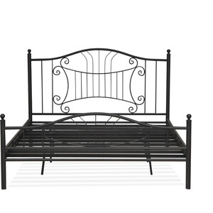 Кровать двойная ОЛМЕКО 42.30 Мальта (металл черный) (ML876880451)