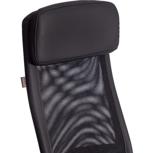 Кресло TetChair PROFIT PLT хром кож/зам/ткань, черный, 36-6/W-11 (21378)