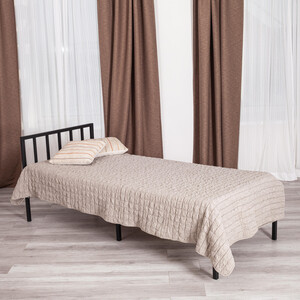 Кровать TetChair Bruno металл, 90*200 см, черный (20633)