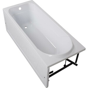 Акриловая ванна Aquanet West 150x70 с каркасом, панелью, слив-переливом и шторкой