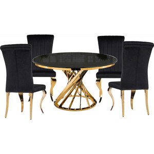 Обеденная группа Woodville Эрмина black / gold (599482), Эрмина black / gold (599482)
Обеденная группа Woodville Эрмина black / gold (599482), Эрмина black / gold (599482)
