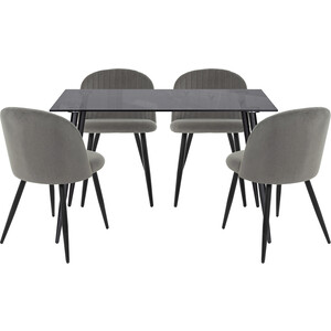 Обеденная группа Woodville Сариел dark gray / black (599451), Сариел dark gray / black (599451)
Обеденная группа Woodville Сариел dark gray / black (599451), Сариел dark gray / black (599451)