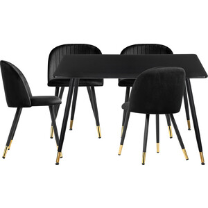 Обеденная группа Woodville Миано black / gold (579062), Миано black / gold (579062)
Обеденная группа Woodville Миано black / gold (579062), Миано black / gold (579062)