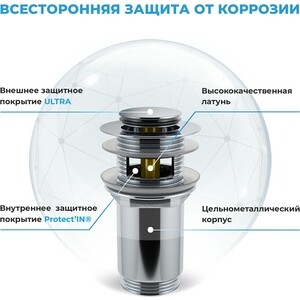 Сифон для раковины Wellsee Drainage System с донным клапаном, хром (182101001), Drainage System с донным клапаном, хром (182101001)
Сифон для раковины Wellsee Drainage System с донным клапаном, хром (182101001), Drainage System с донным клапаном, хром (182101001)
