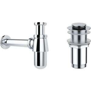 Сифон для раковины Wellsee Drainage System с донным клапаном, хром (182103002), Drainage System с донным клапаном, хром (182103002)
Сифон для раковины Wellsee Drainage System с донным клапаном, хром (182103002), Drainage System с донным клапаном, хром (182103002)