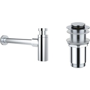Сифон для раковины Wellsee Drainage System с донным клапаном, хром (182104002), Drainage System с донным клапаном, хром (182104002)
Сифон для раковины Wellsee Drainage System с донным клапаном, хром (182104002), Drainage System с донным клапаном, хром (182104002)
